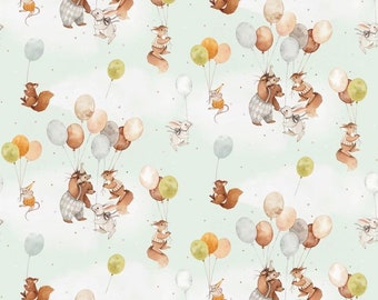 Animal Print Cotton Fabric – Little Fawn Celebration