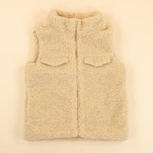 Bodywarmer en laine pour femmes Mila lichtbruin
