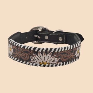 Myra Bag Dog Collar Oxy Daisy