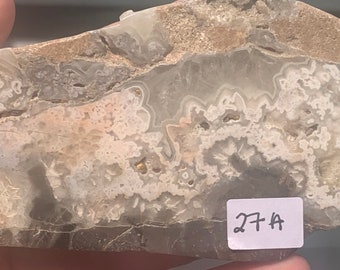 Mexican Lace Agate Slabs | Crystals, Carvings, Druzy, Banding, Gemstones, Slices, Polished, Raw, Palm Stones, Free Forms, Tumbles, Quartz