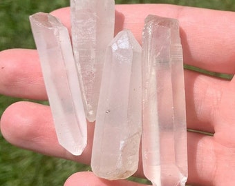 Raw Clear Quartz Stones/ Sticks | Raw, Rough Crystals, Carvings, Palm Stones, Tumbles, Polished, Natural, Gemstones, Pendant, Jewelry