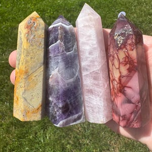 One Intuitively Selected Crystal Point | Crystals, Natural Gemstones, Towers