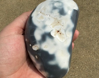 Orca Agate Free Form | Crystal Points Towers Gemstones Natural Polished Free Forms Flames Spheres Carvings, Banding, Banded, Druzy Quartz