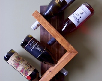 Estante de vino colgante de pared personalizado
