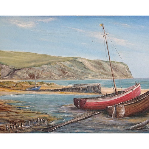 Vintage Original oil painting 