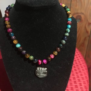 Colorful Tigereye Necklace