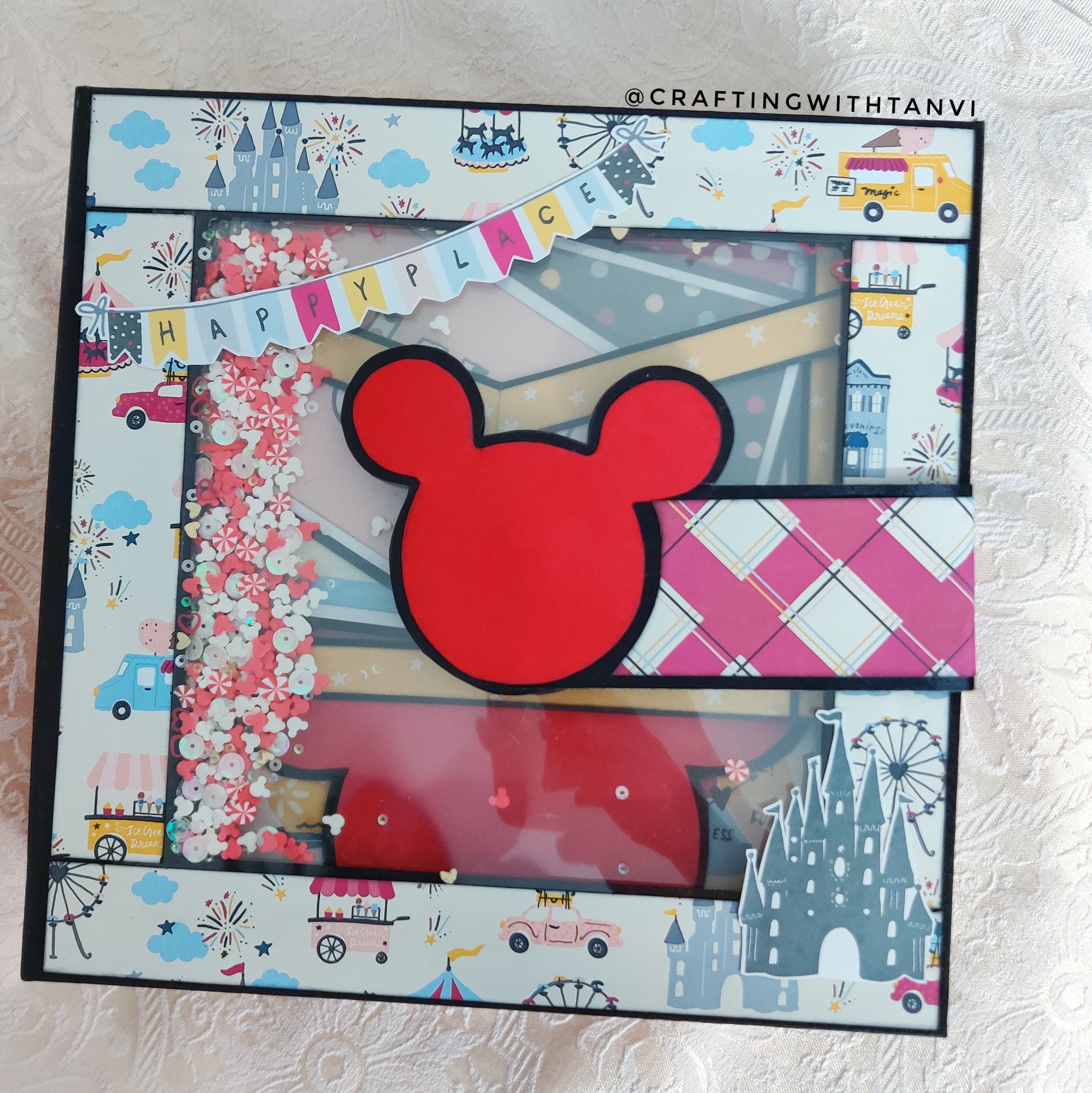 Disney Themed Memory Box Disney Photo Album Main Street Disney