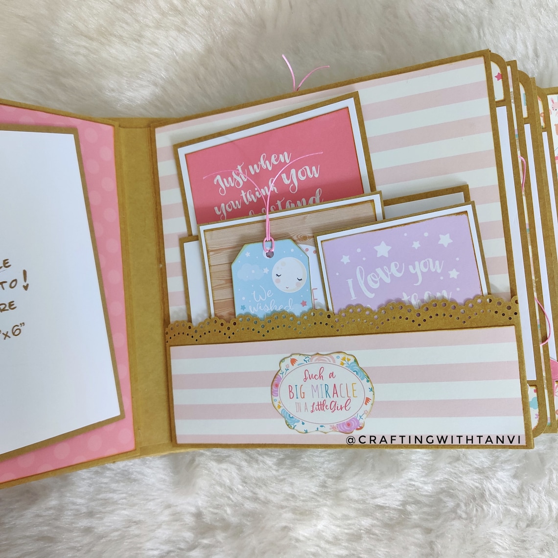 Baby Girl Album First Year Baby Photo Album New Parents Gift Baby