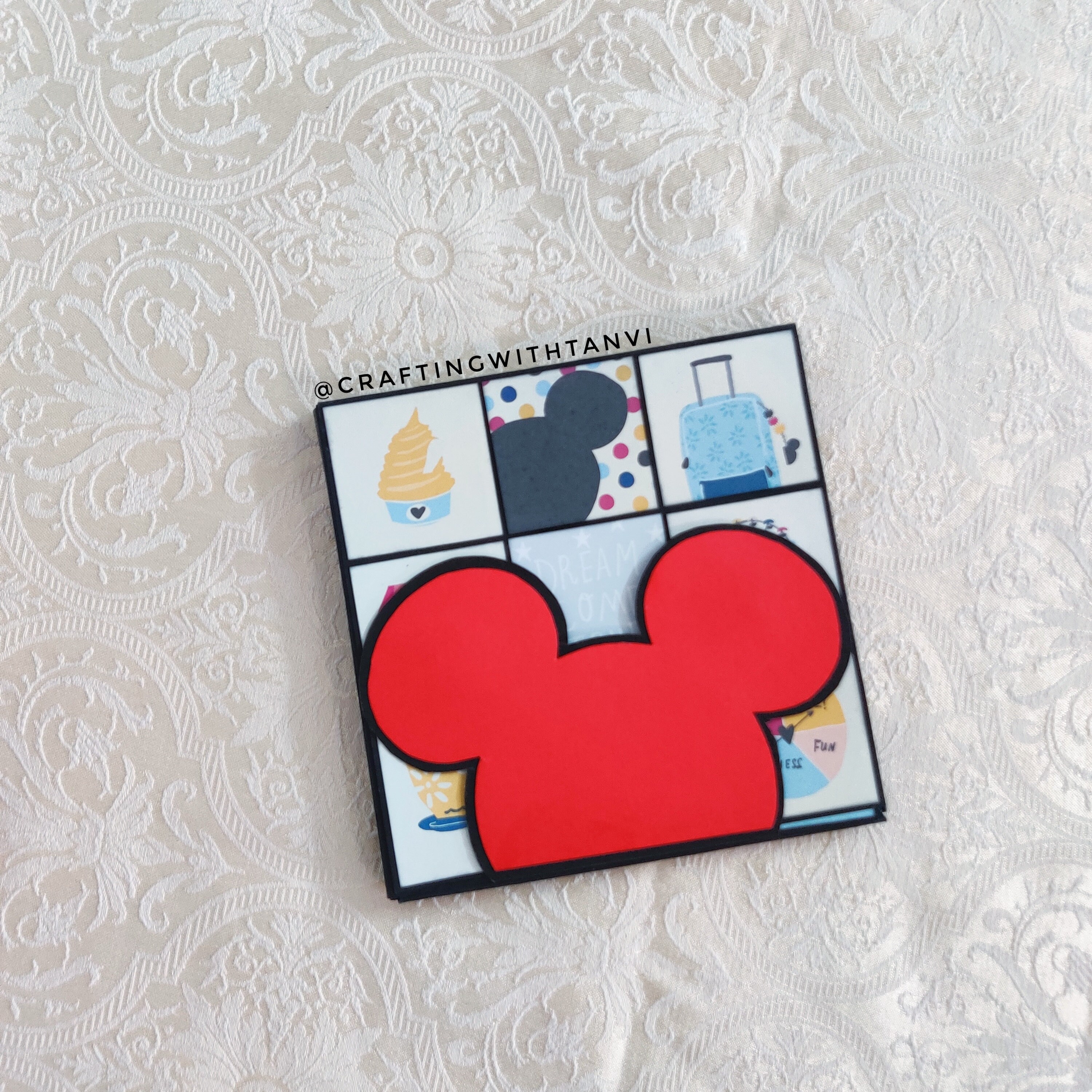 Disney Themed Memory Box Disney Photo Album Main Street Disney Scrapbook Magical Vacation