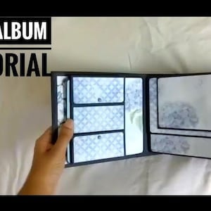 6 x 6 Mini Album Anleitung | Schnitt & Falzungsanleitung PDF + VIDEO TUTORIALS | 36 Seiten Ausführliches Tutorial | Anfang bis Ende