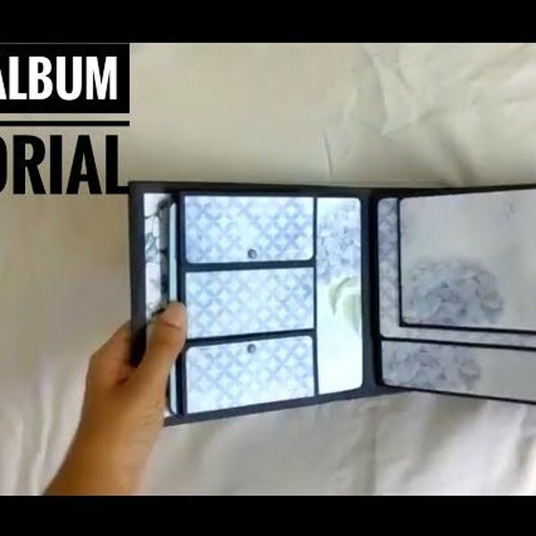 Tutoriel pour mini-albums 6 x 6 | Guide de découpe et d'entaillage PDF + TUTORIELS VIDÉO | Tutoriel complet de 36 pages | Du début à la fin