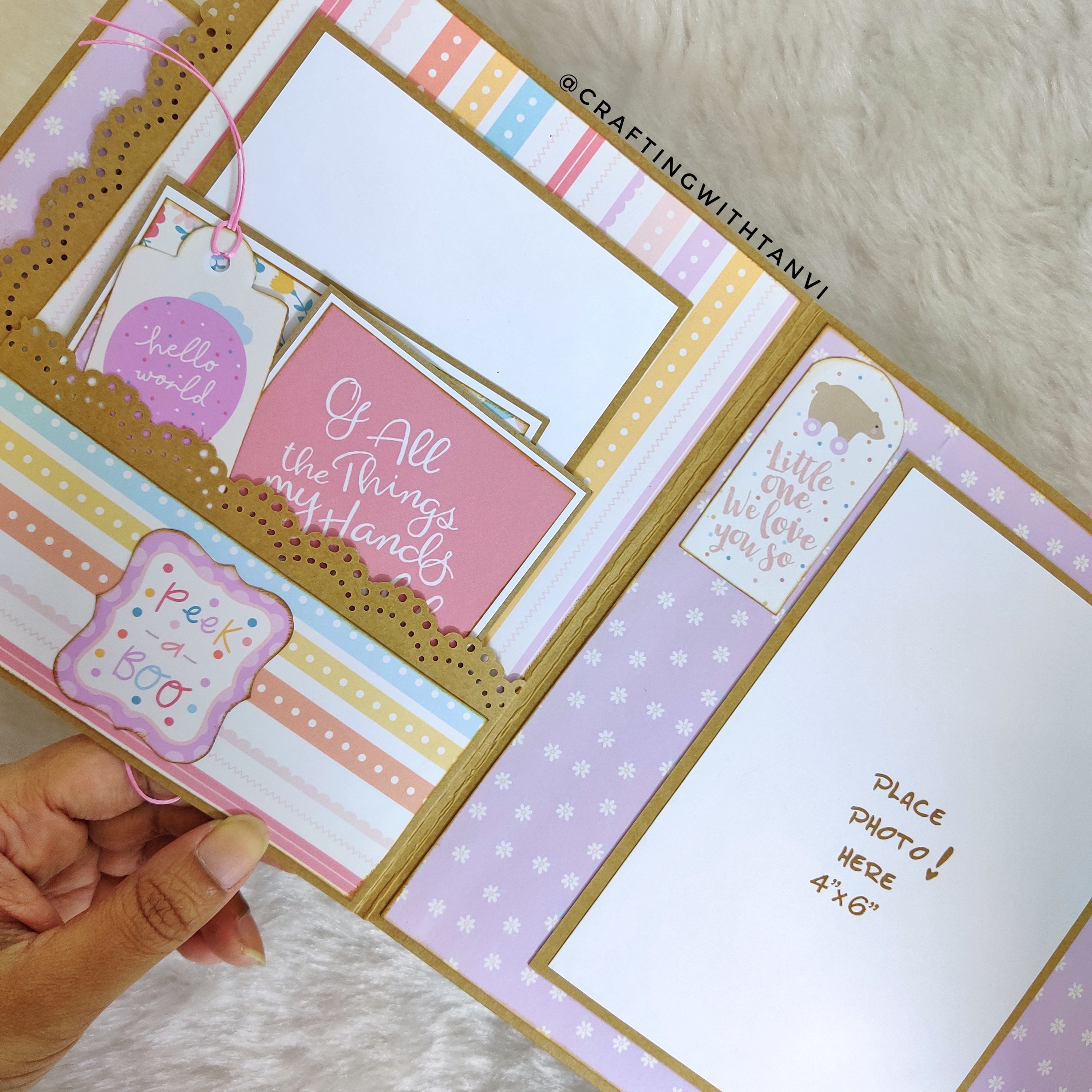 Baby Girl Album First Year Baby Photo Album New Parents Gift Baby