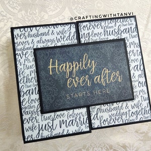 Album de mariage fait main | Cadeau de mariage pour couple | Photos de mariage | Album accordéon | Les mariés | Cadeau nuptiale de douche