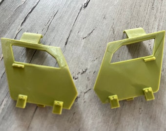 GI Joe Dreadnok Ground Assault Door Set (Left & Right) Custom 3D Printed Color Changing Green/Yellow with Temp