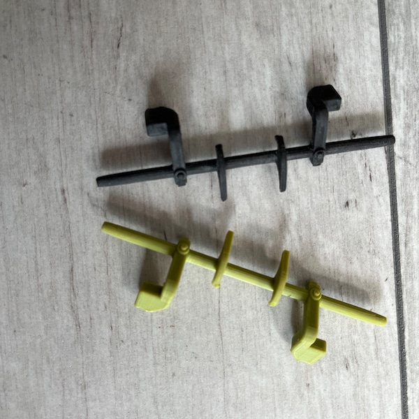 Gi Joe Ground Assault/ Stinger Front Bumper 3d printed Custom Replacement Green and Charcoal Colors