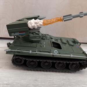 GI Joe 1983 Wolverine Missilrökeffekt 3D-utskriven specialdesignad