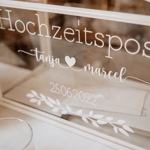 Hochzeitspost - Aufkleber - Sticker - personalisiert