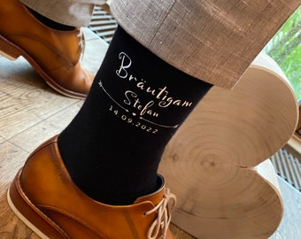 Hochzeit Socken Hochzeitsgeschenk Bräutigam Groomsmen