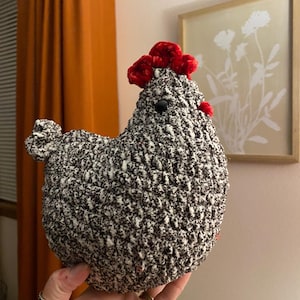 Crochet Chicken | Chicken Plushie | Handmade Stuffed Animal | Chicken