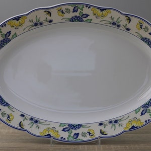 Hutschenreuther Papillon Maria Theresia Fleischplatte Servierplatte 35 x 23 cm
