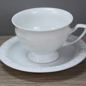 Rosenthal Maria white coffee cup cup with saucer saucer lower