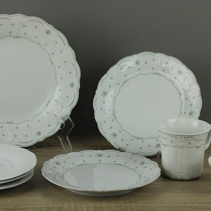 Tirschenreuth Hutschenreuther Baronesse Cecile 8x Teile mit MÄNGELN Ausschuss