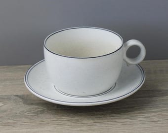 Gustavsberg Birka Stig Lindberg Untertasse für Frühstückstasse Ø 15,2 cm
