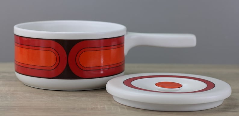 Arzberg Sicilia Hans Theo Baumann pot with style and lid Ø approx. 17.4 cm TOP image 2