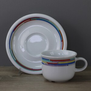 Arzberg Daily Rainbow Kaffeetasse Tasse mit Untertasse Unterteller imagen 2