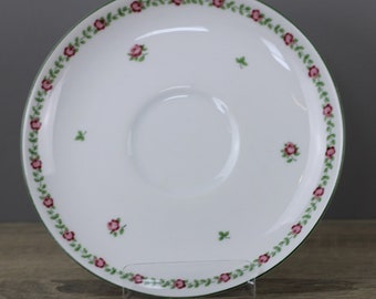 Arzberg Form 1382 Petite Rose Untertasse Unterteller für grosse Teetasse 14,9 cm