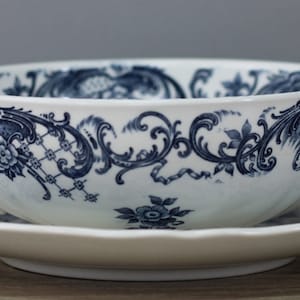 Villeroy & Boch Valeria BLAU Suppentasse m. Unterteller/Untertasse Ø 16,5 cm