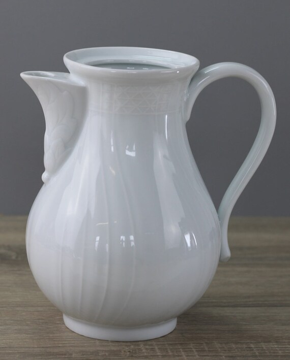 Hutschenreuther Form Dresden Weiß Kaffeekanne OHNE Deckel Kanne Höhe Ca. 19,5 Cm