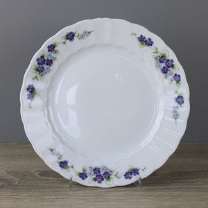 Eschenbach Dekor Veilchen Viola Kuchenteller Frühstücksteller Ø ca 19 cm/ MANGEL