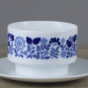 Melitta Form 20 Deko Blütenspiel gravy boat 1-piece with saucer/small DEFECTS