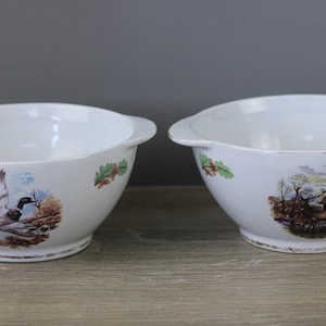 Chodziez Hunting Service Wild Service Hunter Wild Forest 2x Dessert Bowl Cereal Bowl