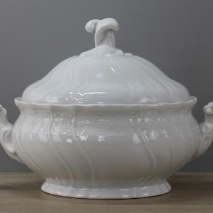 フッチェンロイター　ドレスデンホワイト　スープチューリン　希少品 フッチェンロイター ドレスデンホワイト スープチューリン フッチェン