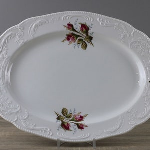 Rosenthal Classic Rose Servierplatte Sanssouci Moosrose ca. 34 x 24,7 cm