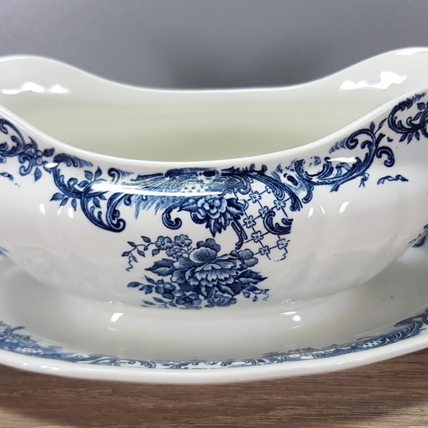 Villeroy & Boch Valeria BLUE gravy boat, one-piece sauce pourer