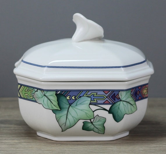 Villeroy & Boch Pasadena Zuckerdose Marmeladendose Deckel ca. 11 x 9,3 cm