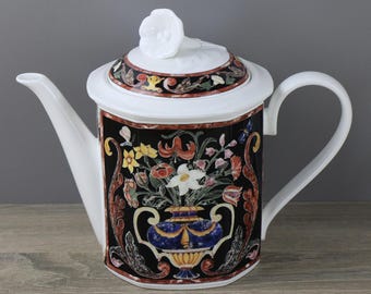 Villeroy & Boch Intarsia Kaffeekanne Kanne mit Deckel TOP Höhe 21 cm