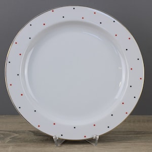 Arzberg confetti red black dots dinner plate dinner plate plate Ø 23 cm TOP