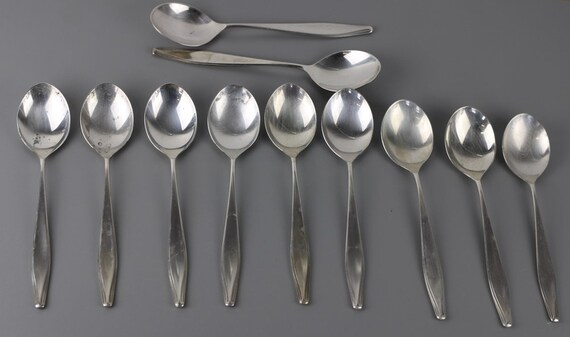 WMF Brüssel 11x Suppenlöffel Speiselöffel Löffel Länge ca. 20 cm 90er