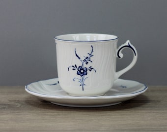 Villeroy Boch CUP & SAUCER - Old Vieux Luxembourg Fine Porcelain 