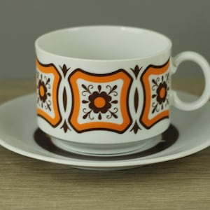 Winterling coffee cup + saucer 70s style retro vintage