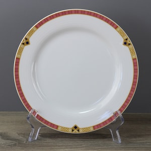 Villeroy & Boch Decor with Band Ochre Salmon Cake Plate Plate Ø 21 cm
