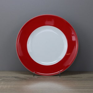Dibbern Solid Color Rot Kuchenteller Frühstücksteller Teller klein Ø ca. 19 cm