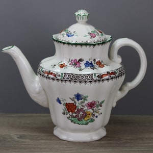 Spode Chinese Rose Mokkakanne Kanne klein Höhe ca. 17 cm