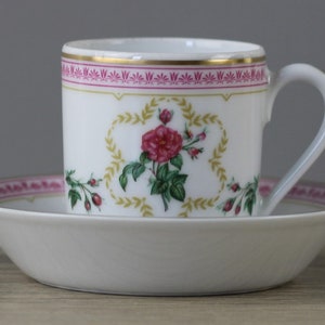 Haviland Empress Josephine Demitasse Empress Josephine Espresso Cup Bottom pink