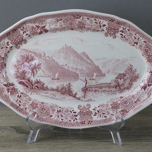Villeroy & Boch Burgenland red serving platter plate approx. 30 x 20 cm