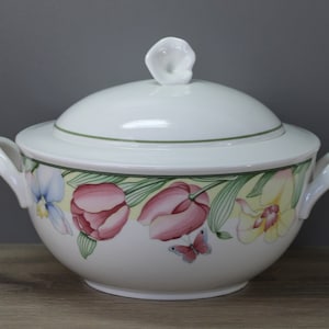 Villeroy & Boch Canari Terrine mit Deckel und Löffelaussparung Ø ca15,2 cm